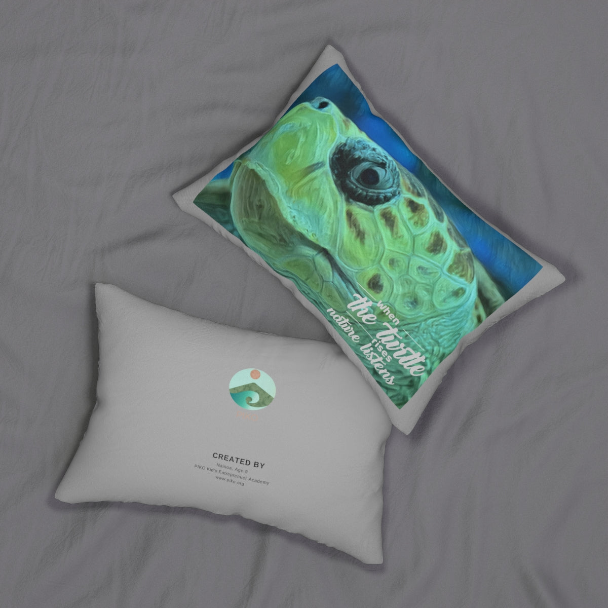 Spun Polyester Lumbar Pillow