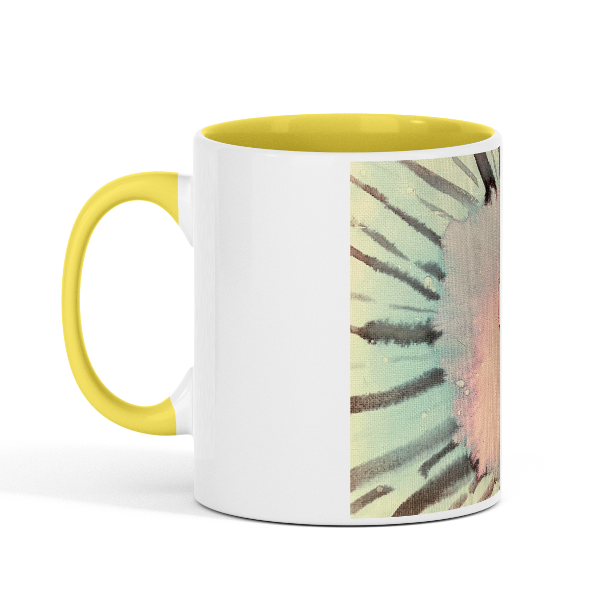 Standard size glossy ceramic mug