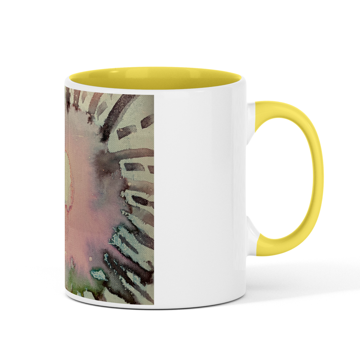 Standard size glossy ceramic mug